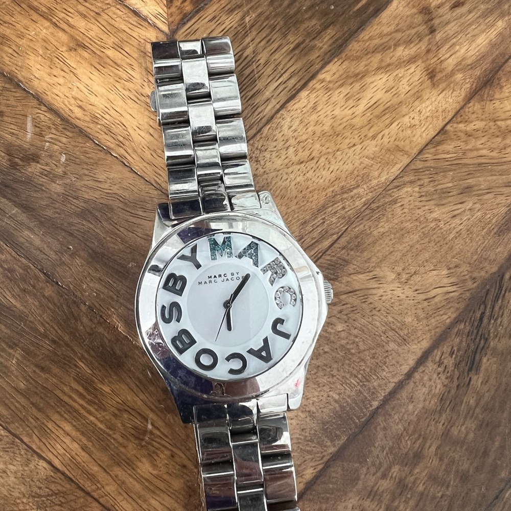Marc by Marc Jacobs Silver Metallic Watch